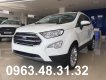 Ford EcoSport Titanium 2018 - Cần bán gấp Ford EcoSport năm 2018, màu trắng, hỗ trợ Trả góp ngân hàng, Giá xe thương lượng