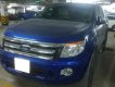Ford Ranger XLT 4x4 MT 2014 - Bán Ford Ranger XLT 4x4 MT sản xuất năm 2014, màu xanh lam, nhập khẩu  